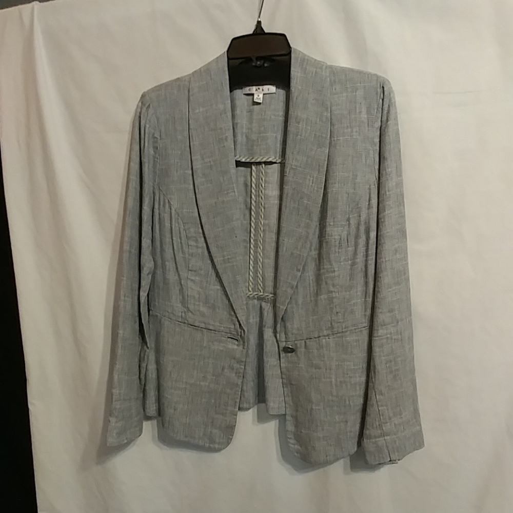 Linen Chambray Blazer